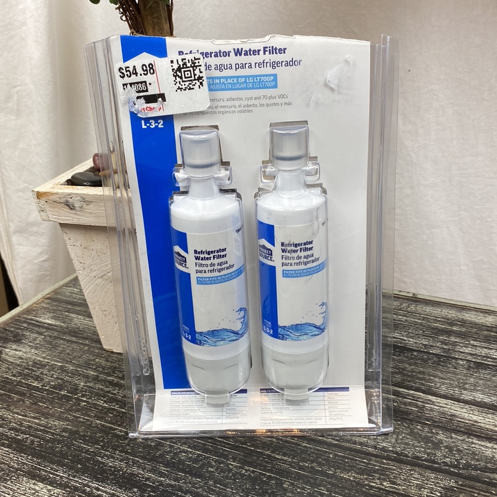 Project Source Set of 2 L-3-2 Refrigerator Water Filters NEW